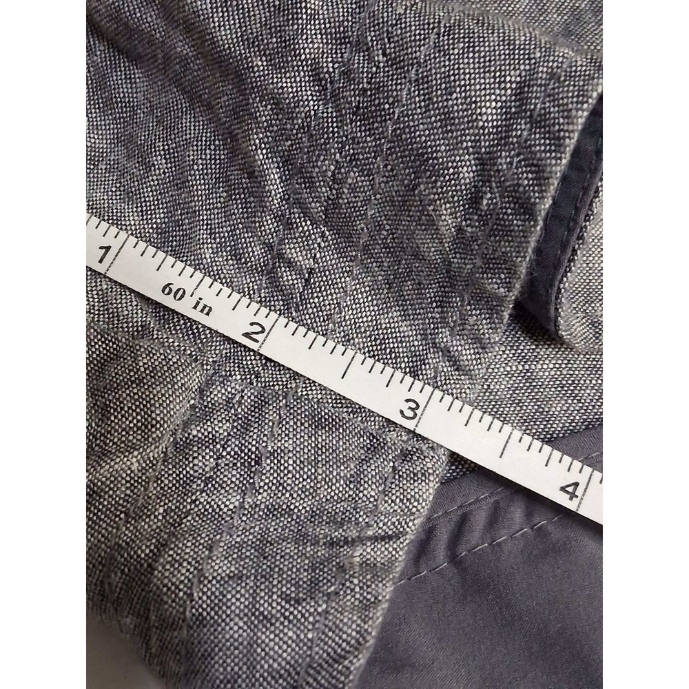 Athleta Grey Linen Blend Athletic Shorts Women's Size 6 Drawstring Elastic Waist - Picture 8 of 8